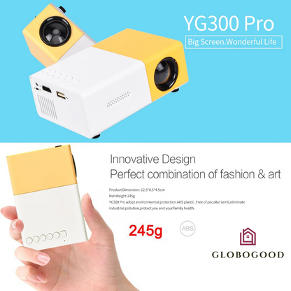 LED Home HD Mini Portable Micro Projector ®